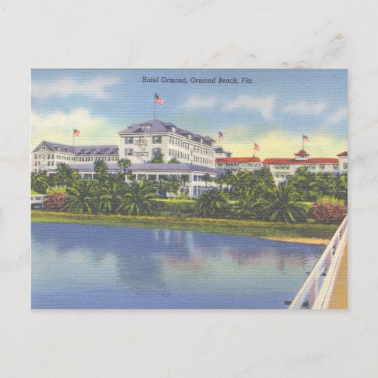 Ormond Hotel vintage Florida Briefkaart (Voorkant)