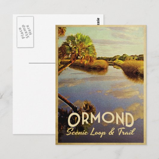 Ormond Schilderachtig Loop Briefkaart (Voorkant / Achterkant)