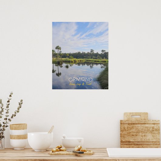 Ormond Schilderachtig Loop en Trail Reizen Poster (Keuken)