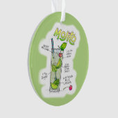 ORNAMENS - MOJITO RECIPE COCKTAIL ART ORNAMENT (voorkant)