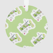 ORNAMENS - MOJITO RECIPE COCKTAIL ART ORNAMENT (achterkant)