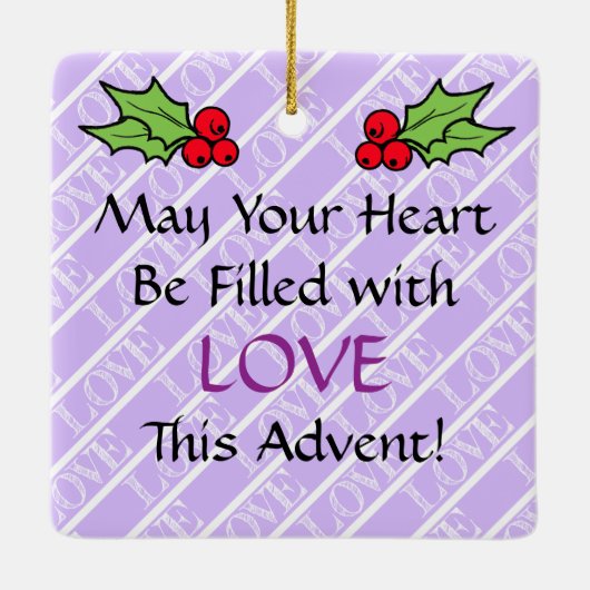 Ornament #4 of 4: 4th Week of Advent (LOVE) (Achterkant)