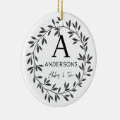 Ornament Aangepaste familienaam (Rechts)