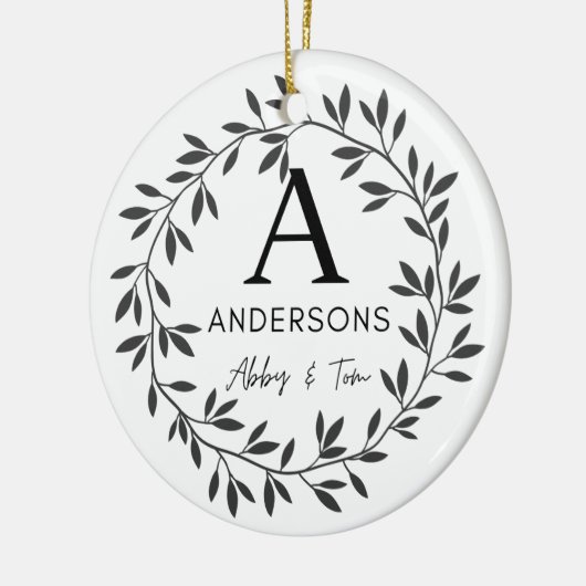 Ornament Aangepaste familienaam (Links)