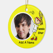 Ornament Aangepaste Tennis Star Keepomwille (Links)