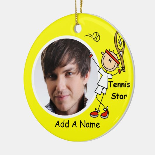 Ornament Aangepaste Tennis Star Keepomwille (Links)