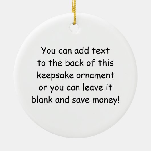 Ornament Aangepaste Tennis Star Keepomwille (Achterkant)