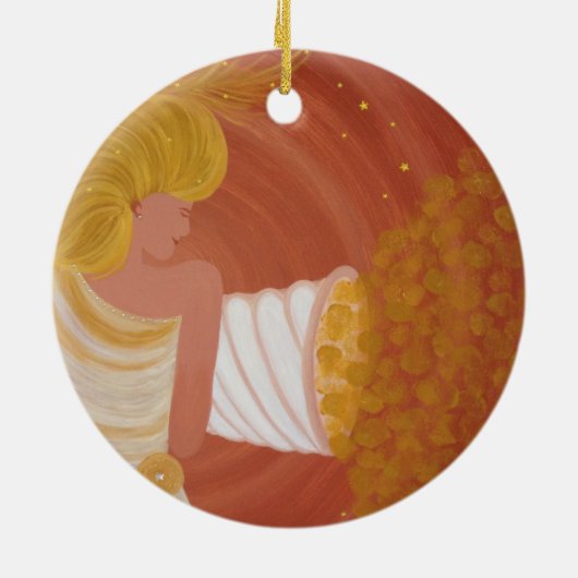 Ornament "Abundantia" Die Göttin der Fülle (Achterkant)