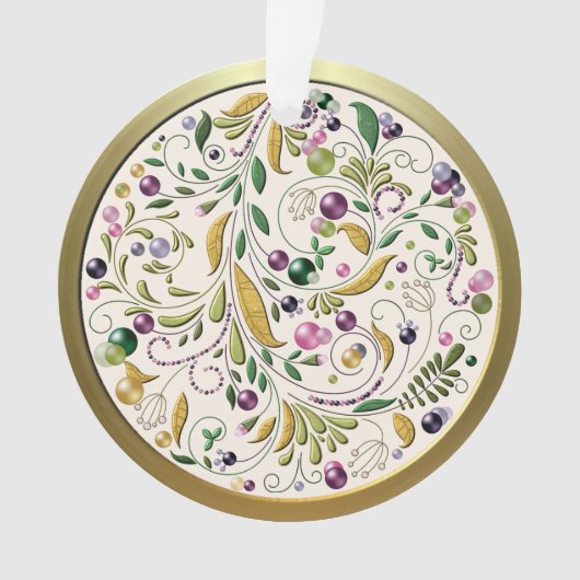 Ornament - Acryl - Toscaanse cirkel (voorkant)