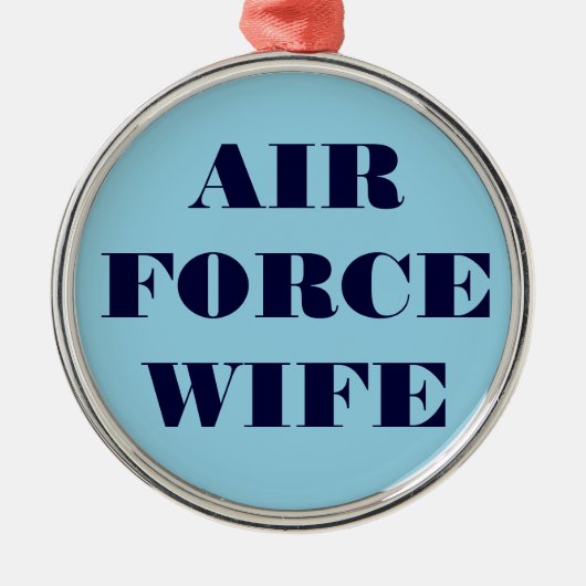 Ornament Air Force Wife (Voorkant)