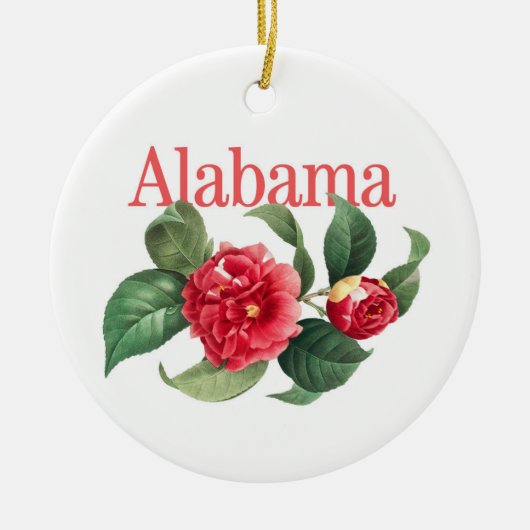 Ornament Alabama met Camellia (Voorkant)