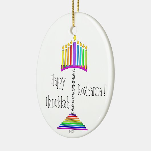 Ornament Ampersand Hanukkiah (Links)