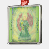 Ornament: Archangel Raphael Metalen Ornament (Links)