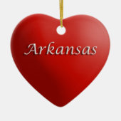 Ornament Arkansas Red Heart Keepomwille (Voorkant)