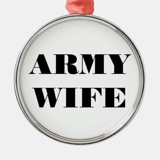 Ornament Army Wife (Voorkant)
