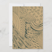  ornament Art afstuderen Kaart (Achterkant)