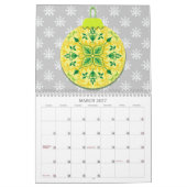 Ornament Art Kerstjaar rond Kalender (Mar 2027)