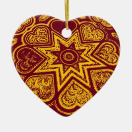 ornament "Autumn Hearts"