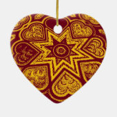 ornament "Autumn Hearts" (Achterkant)