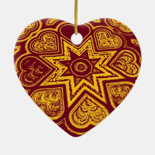 ornament "Autumn Hearts" (Achterkant)