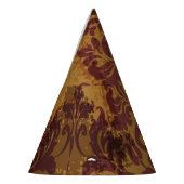 ornament, barokke rococo textuur. feesthoedjes (Links)