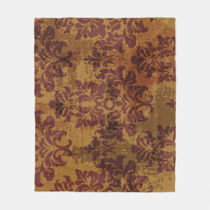 ornament, barokke rococo textuur. fleece deken