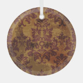  ornament, barokke rococo textuur. glas ornament (Voorkant)