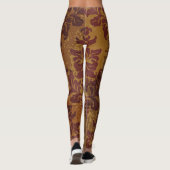 ornament, barokke rococo textuur. leggings (Achterkant)