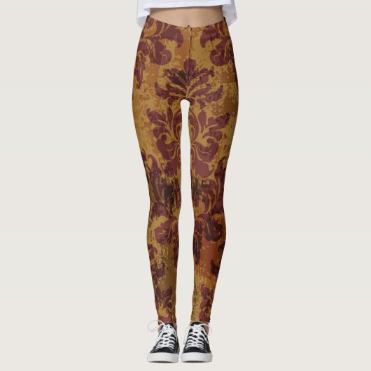 ornament, barokke rococo textuur. leggings (Voorkant)