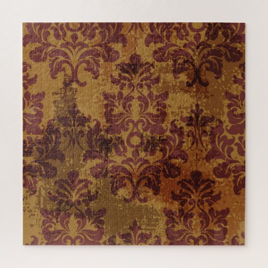 ornament, barokke rococo textuur. legpuzzel (Verticaal)