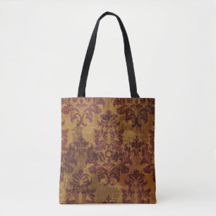 ornament, barokke rococo textuur. tote bag