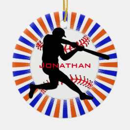 Ornament Baseball Player Design