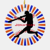 Ornament Baseball Player Design (Achterkant)