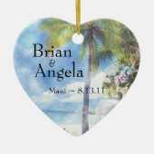 Ornament Beach Wedding Keepomwille (Voorkant)