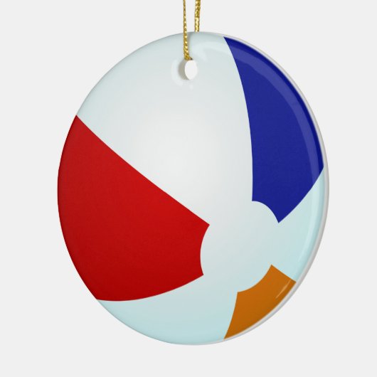 Ornament, Beachball Keramisch Ornament (Links)