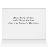 Ornament Bijbel Verse kerstKaart (Binnen Horizontaal (Boven))