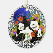Ornament BINDI PANDA FAMILIE (Links)