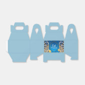 Ornament blauw Eid Bedankdoosjes (Uitgevouwen)