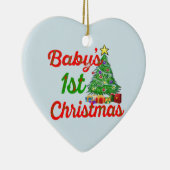 ornament blauw voor kerstfeestvieren voor baby ' s (Rechts)