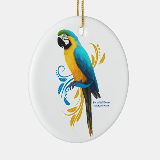 Ornament Blue and Gold Macaw (Rechts)