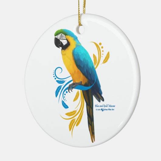 Ornament Blue and Gold Macaw (Links)