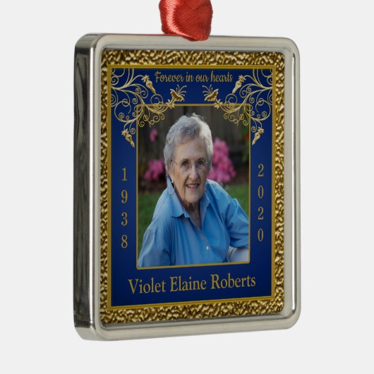 Ornament Blue  Blue (Rechts)