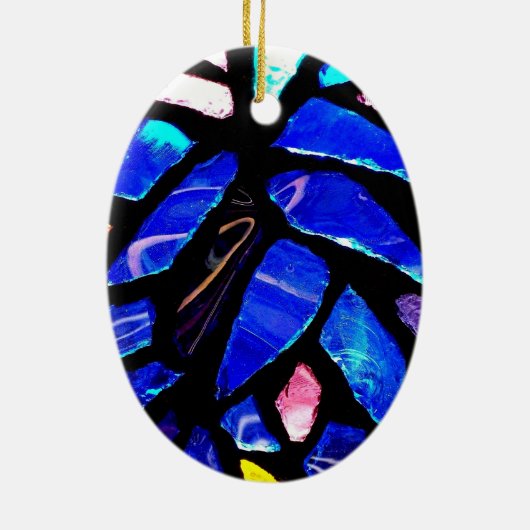 ornament "Blue Glass" (Achterkant)