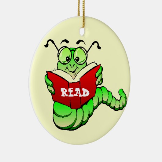 Ornament boekworm (Rechts)