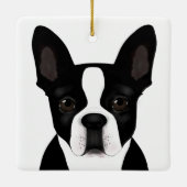 Ornament Boston Terrier (Achterkant)