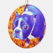 Ornament Boston Terrier - "Daisy" (Links)