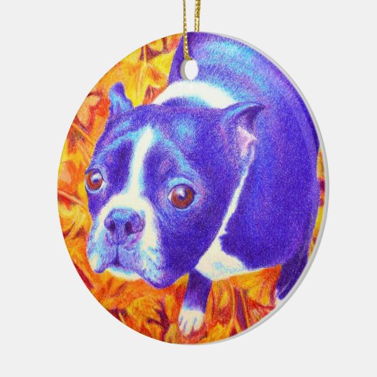 Ornament Boston Terrier - "Daisy" (Links)