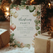  Ornament Botanisch Kerstfeest Kaart