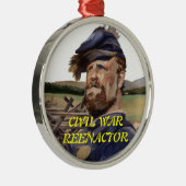 Ornament, burgeroorlogsreactor metalen ornament (Rechts)