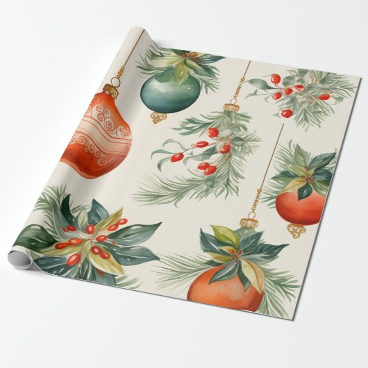  ornament cadeaupapier (Uitgerold)